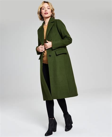 michael kors wool coat 3xb|Michael Kors single breasted coat.